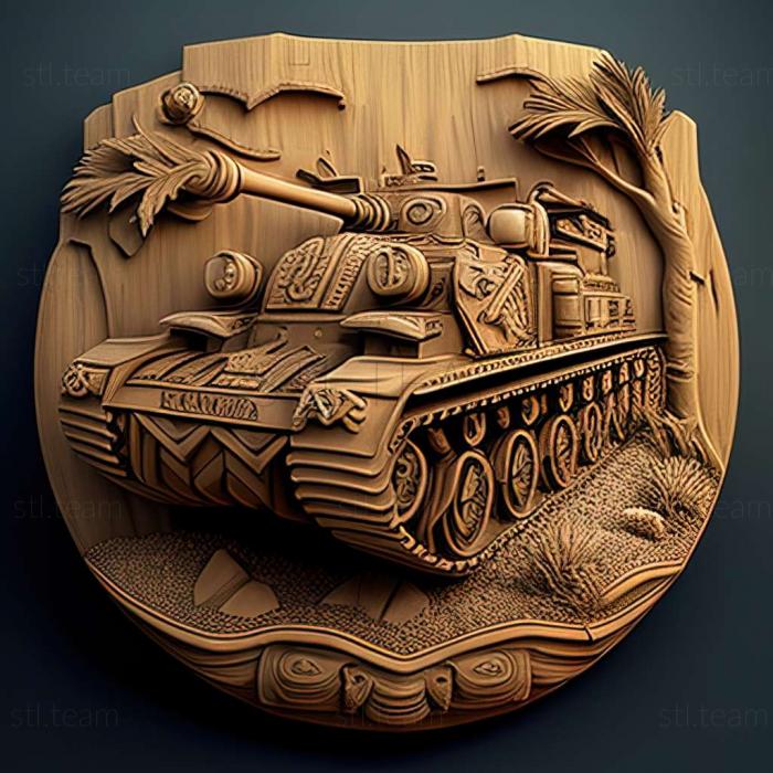 3D модель Гра танковий корпус 2 (STL)